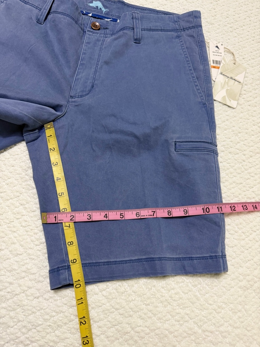 Tommy Bahama Boracay Cargo Shorts Port Side Blue Men’s Size 33 NWT - Picture 11 of 12